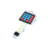 1*4 3*4 4*4 4*5 Matrix Array/Matrix Keyboard 16 Key Membrane Switch Keypad 1x4 3x4 4x4 4x5