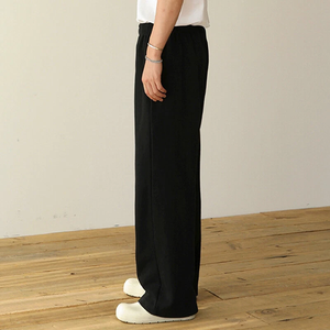 Pantalones de chándal holgados personalizados OEM para hombres con cordón en la cintura, ajuste relajado, ideal para ropa de calle o de descanso - Product Image 3