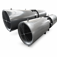 OEM/ODM SDS Tunnelventilator 1,5kW 10080m³/h 278Pa 2900U/min Aluminiumlegierungsflügel Kohlenstoffstahl für Autobahn- und Bahnbelüftung