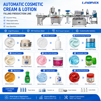 Machines de conditionnement, de remplissage et de scellage automatiques pour produits cosmétiques, gommages corporels, beurres et crèmes en pots