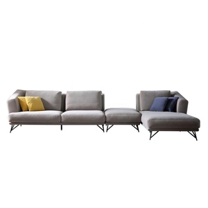 Divano moderno e minimalista per la <span class=keywords><strong>casa</strong></span> 3 pezzi con Design componibile ad angolo con mobili convertibili di piccole dimensioni - Product Image 1