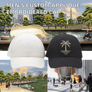 Casquette de baseball unisexe Goldfour de haute qualité, personnalisée, nouvelle conception, broderie 3D, denim 100% coton, pour toutes les saisons - Product Image 2