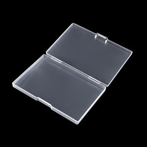 Boîte de rangement rectangulaire transparente en plastique PP avec couvercle pour l'organisation des accessoires de nail art 3540 Origine Zhejiang - Product Image 1