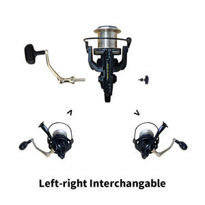 Carrete giratorio de <span class=keywords><strong>Pesca</strong></span> de alta calidad Mar Océano agua salada CNC carrete de Metal 4,1 10000 40LBS 18KG carrete giratorio de arrastre fundición <span class=keywords><strong>Pesca</strong></span> - Product Image 5