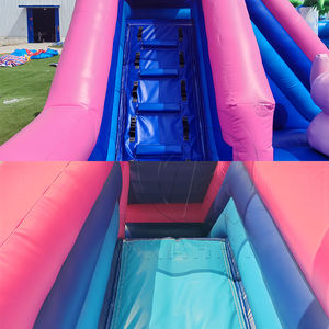 Aire de jeux gonflable commerciale, château gonflable bleu avec toboggan, structure de saut gonflable pour enfants - Product Image 6