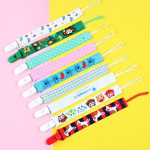Sublimation de haute qualité Clip pour bébé Porte-sucette Lanière Logo personnalisé - Product Image 4