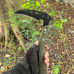 EDC Folding Sickle <b>Camping</b> <b>Multi</b> functional Thickened Outdoor Adventure <b>Multi</b> purpose Mountain Cutting and Tree Cutting <b>Tools</b> Wh - Product Image 6