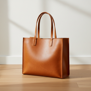 Sac fourre-tout en cuir pleine fleur véritable pour une utilisation quotidienne intemporelle - Product Image 1