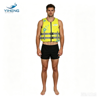 Gilet de sauvetage en néoprène personnalisé pour adultes, unisexe, en mousse PVC, pour le wakeboard, le surf, la natation, la voile, les sports nautiques, le kayak