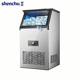 Machine à glace pilée commerciale tout-en-un 220V, capacité de 120kg de glaçons, broyeur automatique, pour fondue, sashimi, fruits de mer, supermarché - Product Image 4