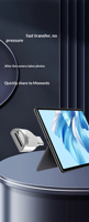 Adaptador OTG Portátil de Aleación de Aluminio Tipo-C a Lector de Tarjetas SD, Conector de Transferencia de Tarjetas de Memoria para Teléfono
