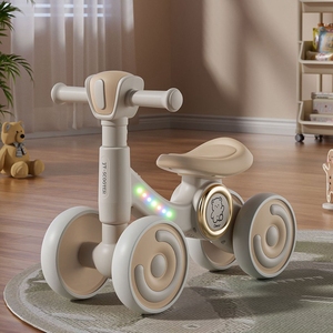 Coches de juguete para niños de 1 a 6 años, sin pedales, con 4 ruedas, accionados con el pie, para exteriores, patinete de equilibrio para niños - Product Image 1