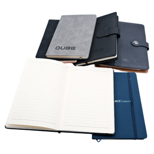 Carnets en cuir PU A5 personnalisés, de bonne qualité, avec logo personnalisé, estampage à chaud, carnet en cuir PU - Product Image 5