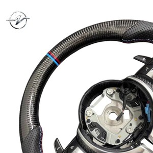 Volante Deportivo Personalizado de 3 Brazos en Fibra de Carbono con Agarre de 35 mm para F10 F30 F11 F15 F16 Serie 3/5 X5/X6 - Marca YZ - Product Image 4