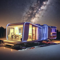 Préfabriqué Luxe Futur Confort Vie Préfabriqué Mobile Modulaire Camp Construction Mobile Camping Hangfa Espace Capsule Maison