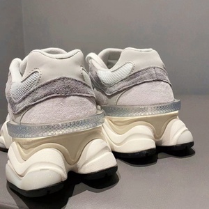 Sneakers unisexes de haute qualité 9060 Balance, en cuir véritable, à lacets, chaussures de marche tendance, respirantes, chaussures de course classiques - Product Image 3