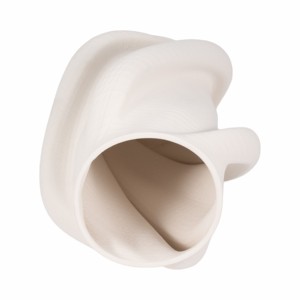 Vaso in Porcellana 3D Moderno e Intrecciato, Elemento Decorativo Scultoreo per Soggiorno e Camera da Letto - Product Image 5