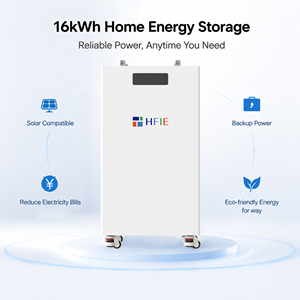 Système de stockage d'énergie solaire domestique mural HFIE pour batterie 51,2 V 314 Ah, pack 16 kWh, IP65, CAN, BMS hybride - Product Image 6