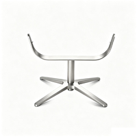 Base de chaise pivotante robuste en aluminium à pointes X |   Chaise de bureau au design moderne pour la maison et le bureau, idéale pour le remplacement de la chaise de cuisine