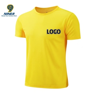 Factory Wholesale Custom T-Shirt Short Sleeve Marathon Sports Logo Ball Uniform Advertising Cultural Shirt