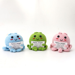 Kit de ganchillo DIY de dibujos animados de pulpo <span class=keywords><strong>para</strong></span> <span class=keywords><strong>principiantes</strong></span>, lienzo de costura hecho a mano, <span class=keywords><strong>bordado</strong></span> de estilo cruzado de lana <span class=keywords><strong>para</strong></span> manualidades de tela textil <span class=keywords><strong>para</strong></span> el hogar - Product Image 4