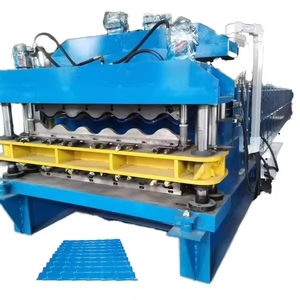 Tự động mạ kẽm ngói lạnh tráng men kim loại tấm lợp tấm tráng men ngói cuộn tạo thành máy - Product Image 1