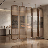 Panneau décoratif de séparation en acier inoxydable 304 pour l'intérieur des hôtels, design personnalisé