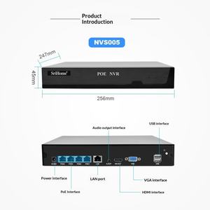 Système de caméra NVR 5MP HD Caméra extérieure Ensemble de surveillance 4 voies <span class=keywords><strong>Enregistreur</strong></span> de disque dur NVR-POE Étanche IP66 <span class=keywords><strong>Zoom</strong></span> électronique - Product Image 3