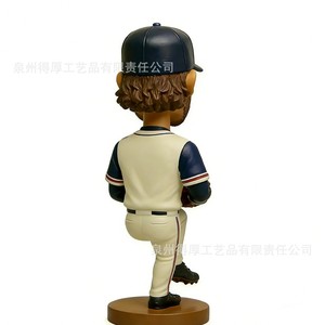 <b>Custom</b> Baseball Bobblehead <b>Doll</b> Resin Figurine Sports Athlete Model Ivory White Digital Printing Decorations - Product Image 3