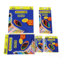 Set de Crayons de Dessin en Bois Multicolores Non Toxiques et Écologiques pour l'École - Crayons de Couleur d'Art