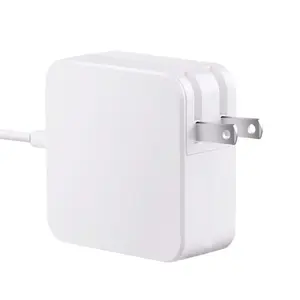 Carregador magnético para mac macbook pro air, carregador com 1 carregador 60w 85w