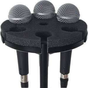 Support multi-microphones en métal OEM pour 6 microphones filaires ou sans fil, barre de microphone de conférence circulaire pour microphones portatifs et microphones-casques - Product Image 1