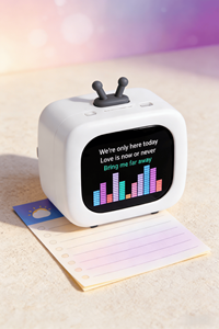 Mini Altavoz Elect-Pet <span class=keywords><strong>de</strong></span> Nueva Generación con Pantalla <span class=keywords><strong>de</strong></span> Letras, BT5.3, Reloj Despertador, Soporte <span class=keywords><strong>para</strong></span> Tarjeta TF, Audio Portátil <span class=keywords><strong>de</strong></span> Alta Calidad - Product Image 2