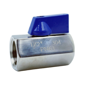 High Pressure <strong>Mini</strong> <strong>Ball</strong> <strong>Valve</strong> Female-Female DN15 DN20 SS304 Stainless Steel NPT Thread Manual Control <strong>Ball</strong> <strong>Valve</strong> - Product Image 1