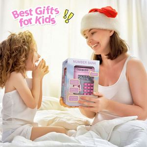 Caja Fuerte Digital Electrónica con Contraseña, Mini Cajero Automático, Hucha para Monedas, Juguetes, Regalos de Cumpleaños para Niños - Product Image 4