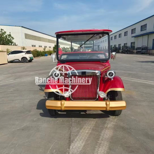 Voiture électrique classique à livraison rapide pour navette de station balnéaire, véhicule de tourisme rétro vintage en promotion - Product Image 1