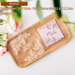 Nouvelle série Fête des Mères - Moule à biscuits en fondant - Moule d'impression pour décoration de gâteaux et desserts avec inscription anglaise - Outils de pâtisserie - Product Image 5