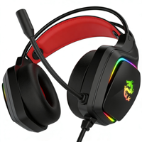 PJT-DEP2473 Prix surprise Casques et écouteurs de jeu Son de jeu Casque de jeu pour PC Jeu Casque filaire LED avec micro