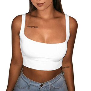 Débardeurs décontractés moulants sans manches sexy pour femmes, style européen et américain, pour le commerce extérieur, vente chaude eBay <span class=keywords><strong>AliExpress</strong></span> - Product Image 4