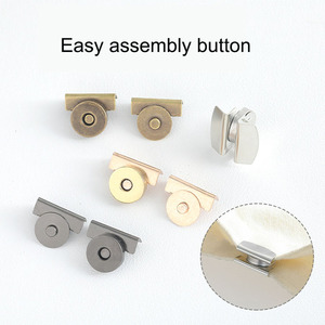 Ropa de aleación de Metal de 14mm, broches magnéticos de costura, aplausos, bolsos de marca, imanes, botón para DIY monederos, bolsos - Product Image 6