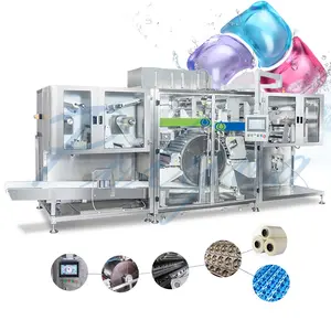 Polyva automatic membrane change laundry pod filling packaging making laundry pod machine