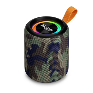 GU-195 mới di động không dây màu xanh-răng vải không thấm nước Loa RGB LED ánh sáng woofer BT hoạt động HIFI âm nhạc stereo bass loa - Product Image 3