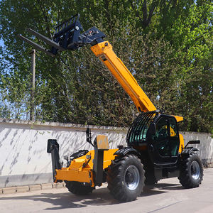 מלגזה טלסקופית דיזל 3.5-<span class=keywords><strong>7</strong></span> טון עם זרוע טלסקופית, הנעה 4X4, צמיגים פנאומטיים, לשטח קשה, בעלת תו תקן CE - Product Image 6