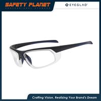 Lunettes de soleil de sport pour la protection des yeux avec verres UV400 AR/AF, verres intérieurs interchangeables et design extérieur