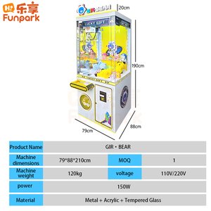 Macchina Acchiappadollini Funpark per <span class=keywords><strong>il</strong></span> divertimento, Macchina a gru per la cattura di bambole, Macchina a gru per attività commerciali, Macchina a gru arcade mini per la caccia ai giocattoli, Macchina a gru a moneta - Product Image 4