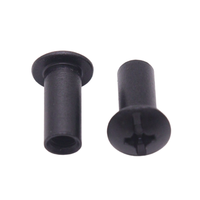 Vente chaude 2026 Vis de fixation automobile à tête cylindrique cruciforme, filetage intégral, noire, taille personnalisée, Vis femelle à double filetage