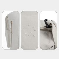Sac à dos convertible minimaliste pour femme, série voyage légère, matériau écologique, design transformable