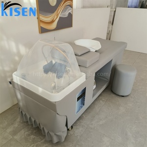 Fauteuil de massage professionnel Kisen pour salon de coiffure, lit spécial de thérapie capillaire pour barbier, équipement de lit de massage et de lavage des cheveux - Product Image 6