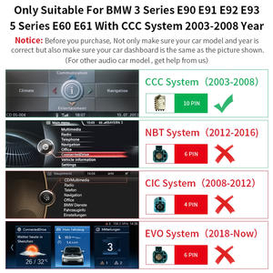 <span class=keywords><strong>Autoradio</strong></span> Navihua Système Linus Écran tactile 8,8 pouces DSP Carplay Android Auto pour <span class=keywords><strong>BMW</strong></span> Série 5 <span class=keywords><strong>E60</strong></span> E61 E62 E63 E64 2004-2008 CCC - Product Image 6