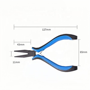Alicates de Pesca de Punta Plana, Herramienta para Atar Anzuelos y Líneas, 4.5 Pulgadas, Acero Pulido de Alta Dureza, Alicates Multiusos - Product Image 5